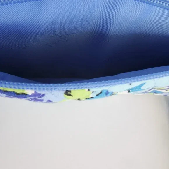 Vera Bradley Quilted Blue Floral Crossbody Bag - Picture 4 of 6